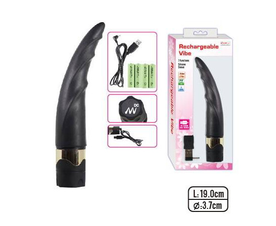 Vibrator Tongue Vibe Black reviews and discounts sex shop