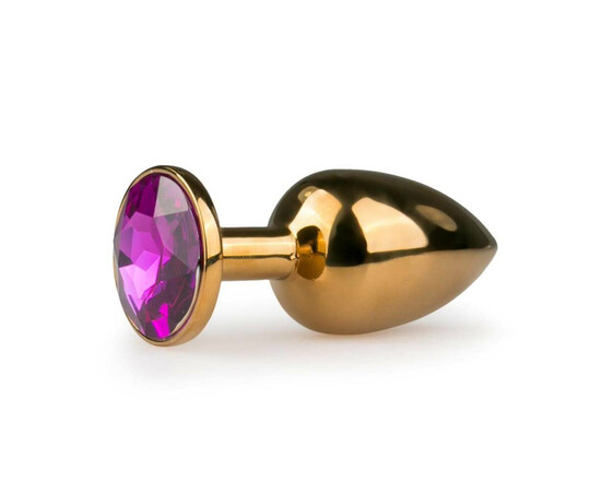 Metal butt plug NO.1 Gold/Purle reviews and discounts sex shop